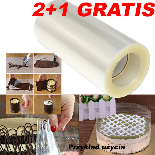 Folia acetatowa 2+1 GRATIS (grubsza, wysokość 12 cm, długość 3 m)